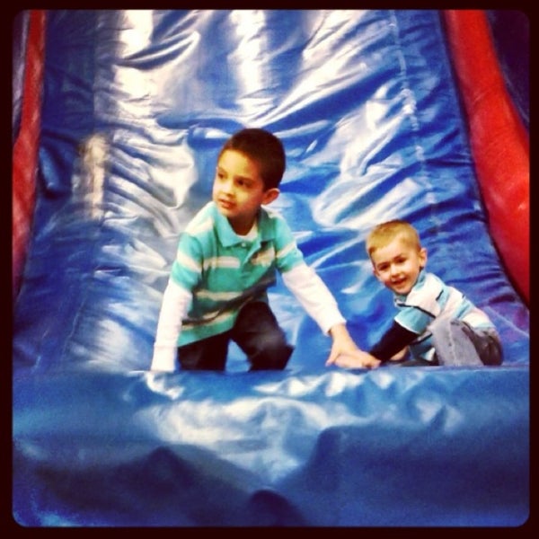 Photo taken at Pump It Up by Joan F. on 3/10/2013