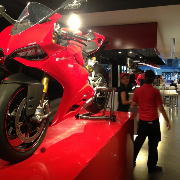 Photo taken at Ducati Caffe by Enzo on 6/14/2013