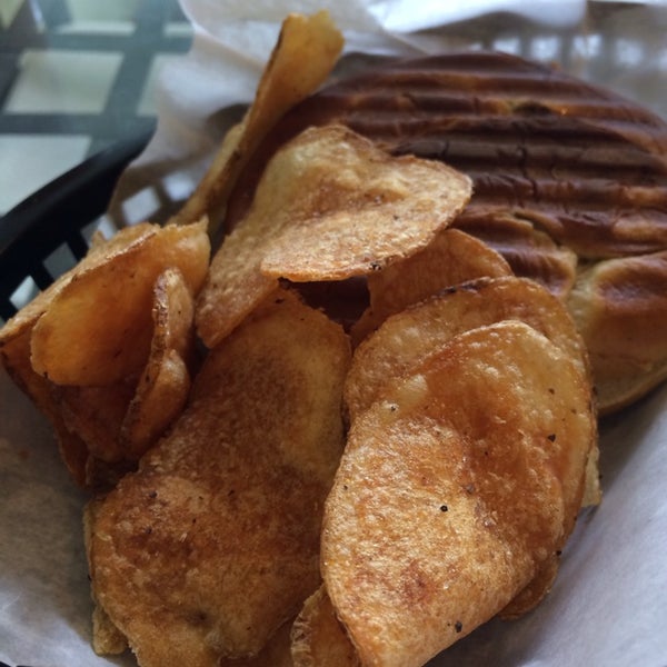 the homemade potato chips that come with their sandwiches are amazing.