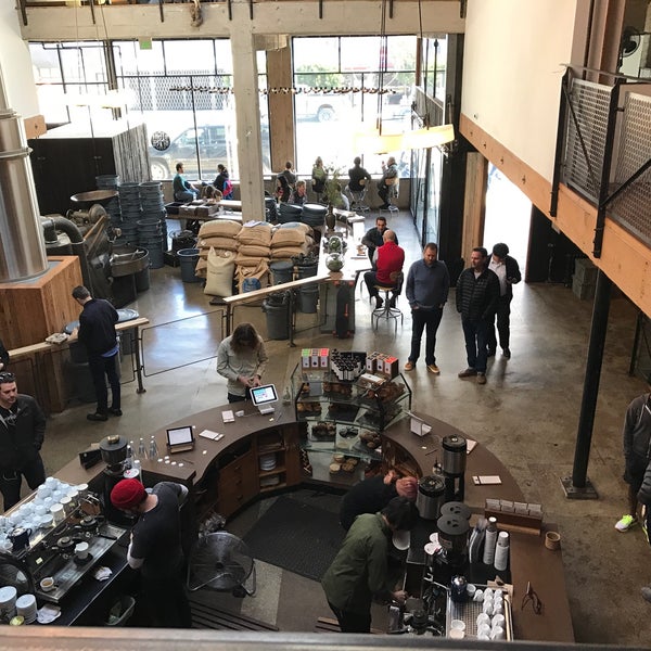 Photo taken at Sightglass Coffee by Mirza R. on 2/24/2017