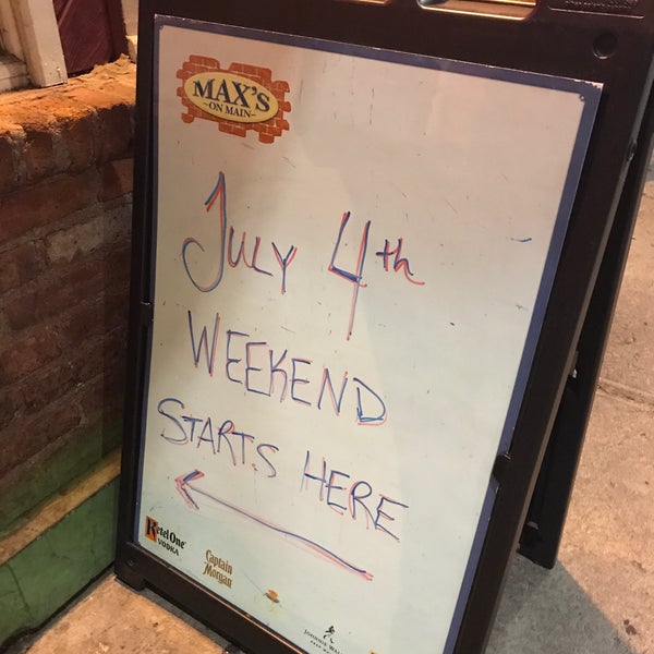 Photo taken at Max&#39;s on Main by Richard B. on 7/1/2017