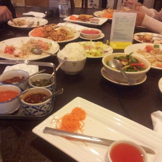 Photo taken at Ban Thai Restaurant by tejas w. on 3/11/2013
