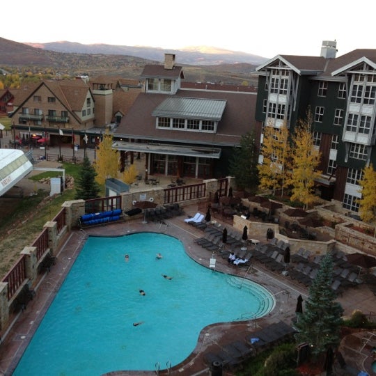 Photo taken at Marriott&#39;s MountainSide by WalkPushGolf on 10/15/2012