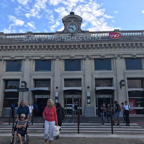 Photo taken at Gare SNCF d&#39;Avignon-Centre by Georgiana M. on 9/14/2017