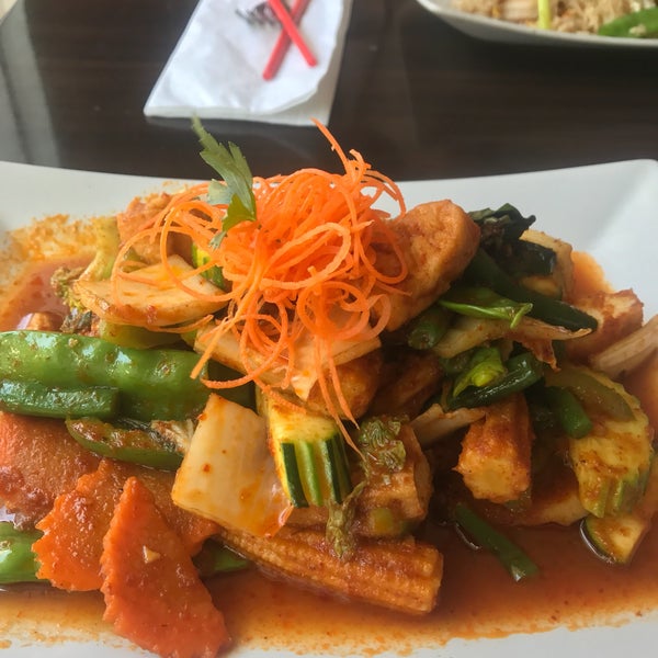 Photo taken at Udom Thai Restaurant &amp; Bar by Georgiana M. on 6/30/2019