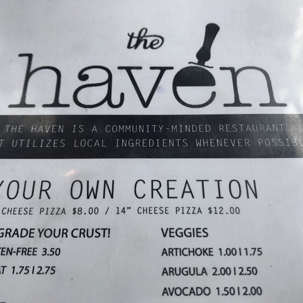 Снимок сделан в The Haven Pizzeria пользователем Georgiana M. 12/9/2016