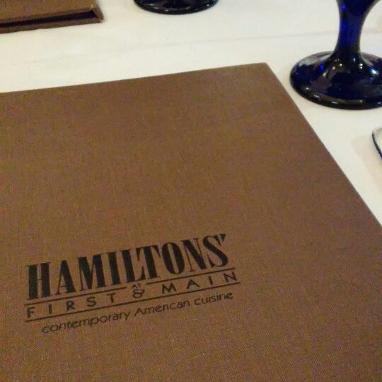 Photo taken at Hamiltons&#39; at First &amp; Main by George W. on 1/22/2015