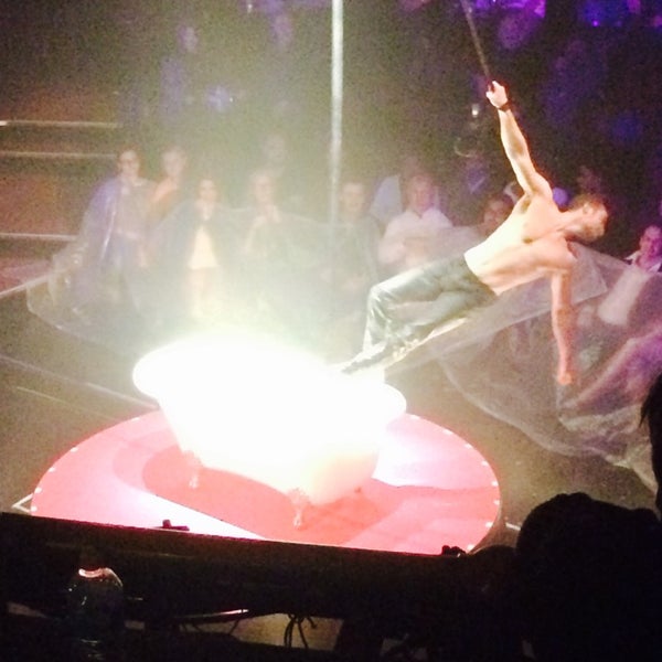 Photo taken at La Soiree at Union Square Theatre by Michelle G. on 3/23/2014
