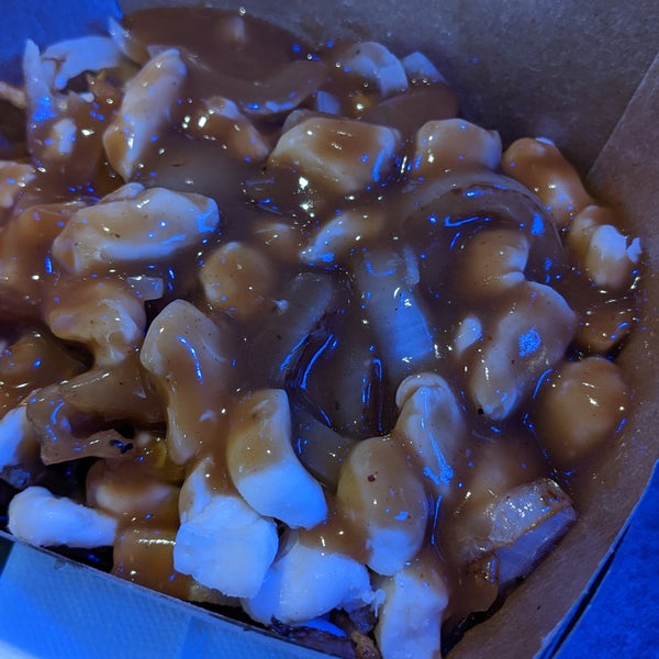 Sit in the back corner and charge your phone!Small size poutine is good for 1 pax unless you are super hungry.