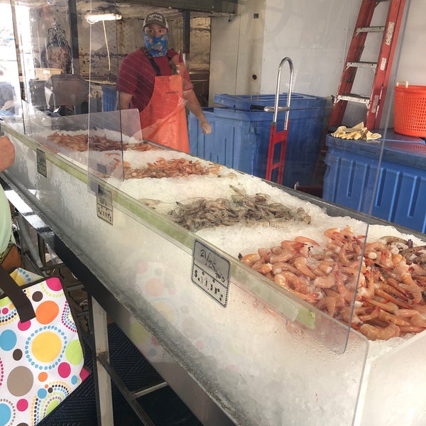 Katie's Seafood Market Fish Market in Galveston Harbor
