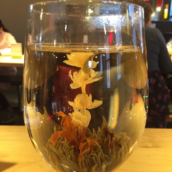 Go for one of their blooming teas. Both delicious and visually stunning 🌸 🍵