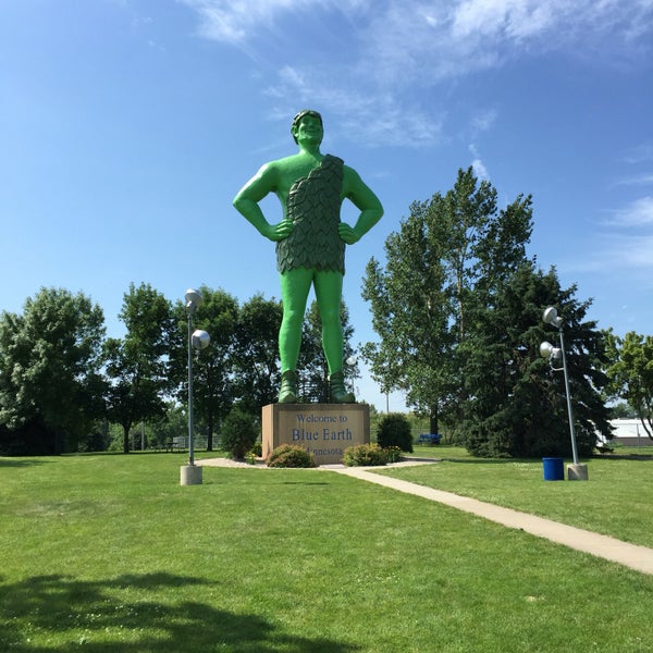 Photo taken at Jolly Green Giant Statue by Russell A. on 6/25/2016
