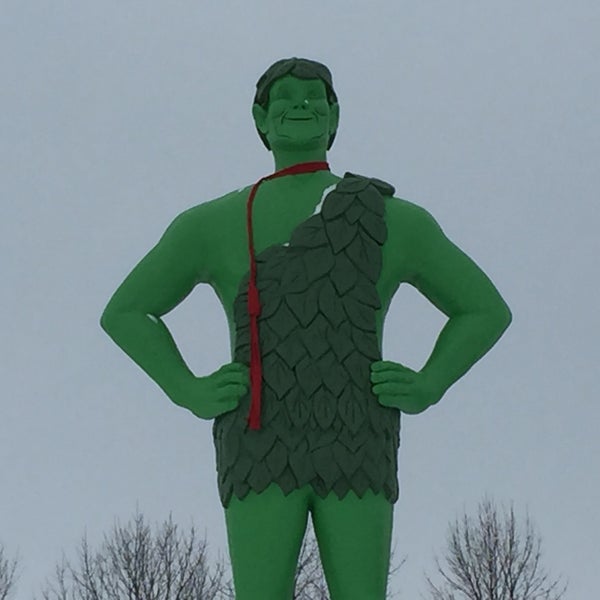 Photo taken at Jolly Green Giant Statue by Russell A. on 1/23/2016