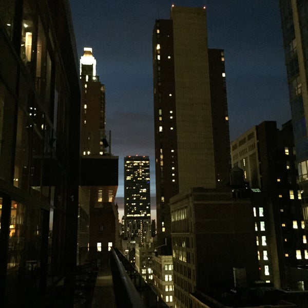Photo taken at Gansevoort Park Rooftop by Chip B. on 10/29/2015