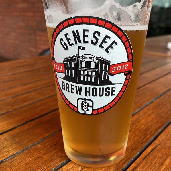 Photo taken at The Genesee Brew House by Justin W. on 9/22/2021