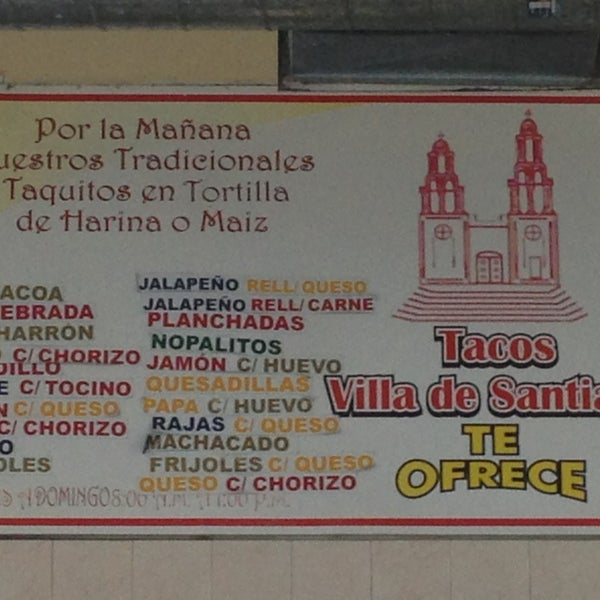 Tacos Villa de Santiago Local de tacos en Monterrey