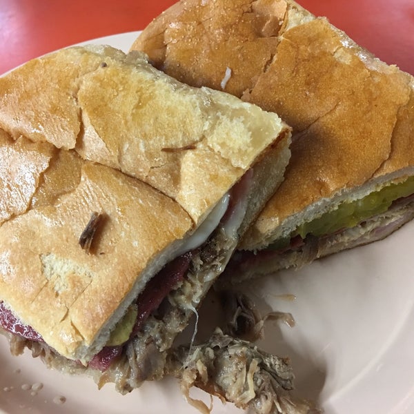 Great hole on the wall near Times Square. The food is affordable and the quality is good. They serve cafeteria style. The thing to get is the Cuban sandwich.