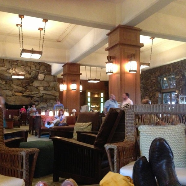 Photo taken at Great Hall Bar at The Grove Park Inn Resort &amp; Spa by Gypsy H. on 7/6/2013