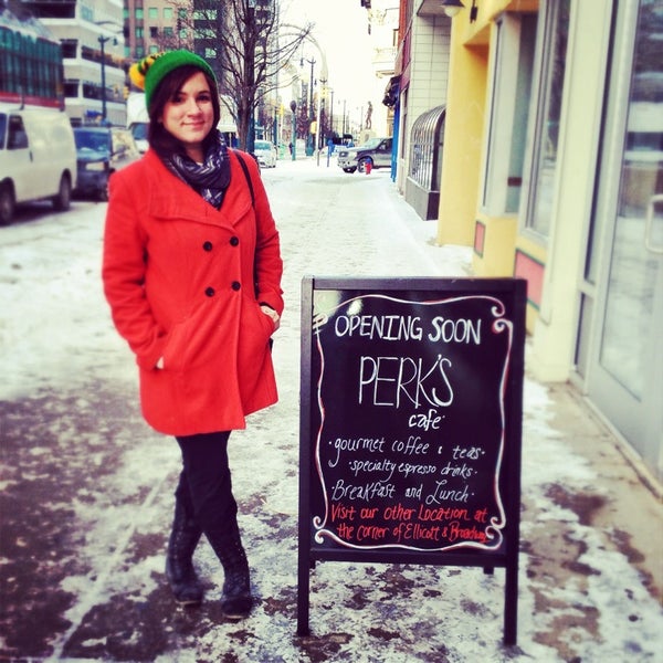 Foto tomada en Perks Cafe  por j l. el 8/1/2014