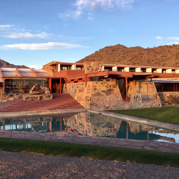 Photo taken at Taliesin West by Louise G. on 3/31/2018