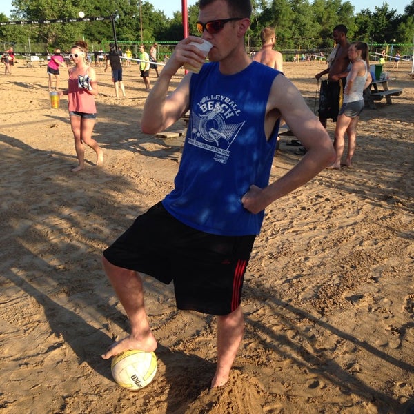 Photo taken at Volleyball Beach by Weston W. on 6/12/2014