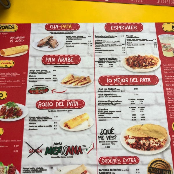 Tacos El Pata Restaurante de tacos