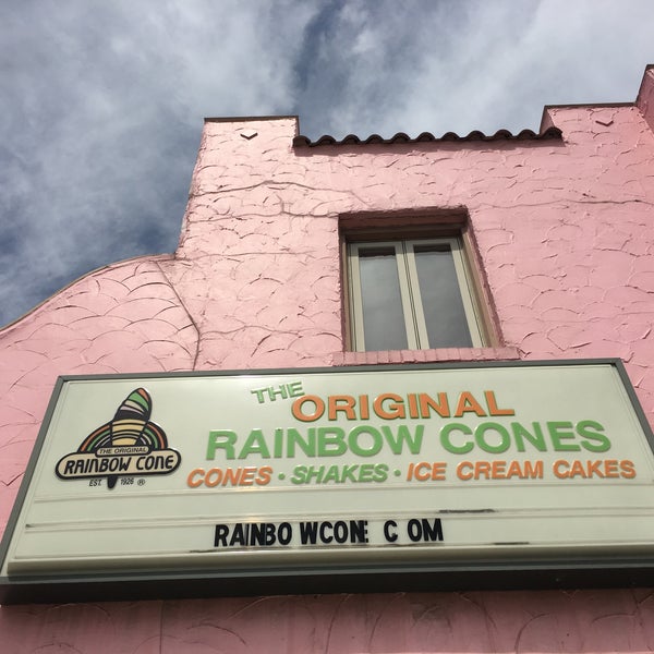 Photo taken at The Original Rainbow Cone by Kendall B. on 9/4/2016