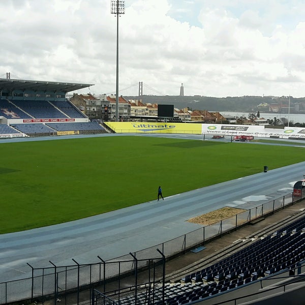 Photo taken at Estádio do Restelo by Bart D. on 2/14/2017