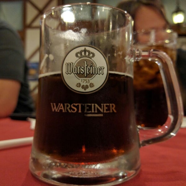 Great schnitzel!  Tried the Warsteiner Dark Lager and found a new favorite beer.  Also got to enjoy a performance by Shelvis of Shelvis & the Roustabouts!