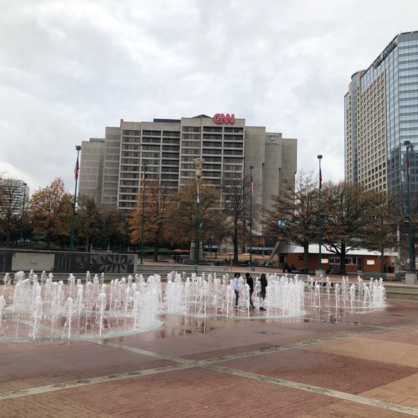 Photo taken at Centennial Olympic Park by Grayson on 12/5/2017