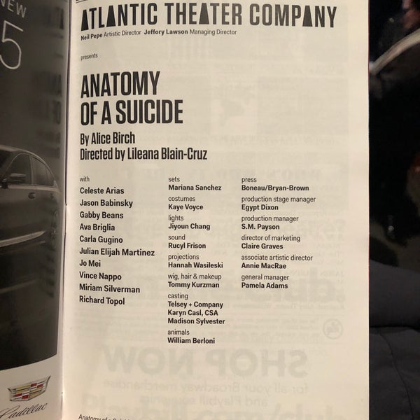 Снимок сделан в Atlantic Theater Company (Linda Gross Theater) пользователем Kenji F. 2/27/2020