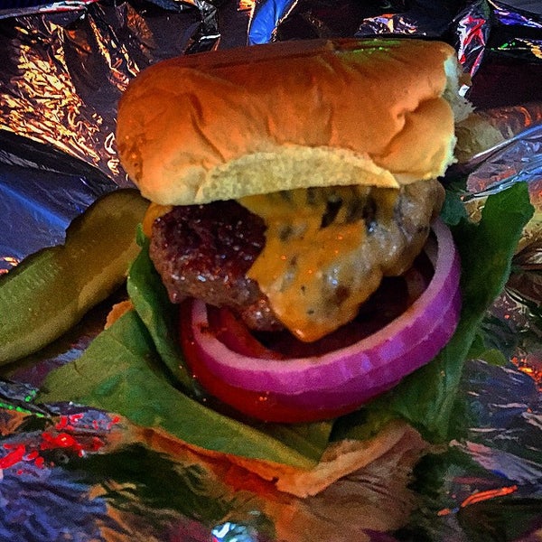 Das Foto wurde bei Brooklyn Flipster&#39;s Burger Boutique von David S. am 3/6/2015 aufgenommen