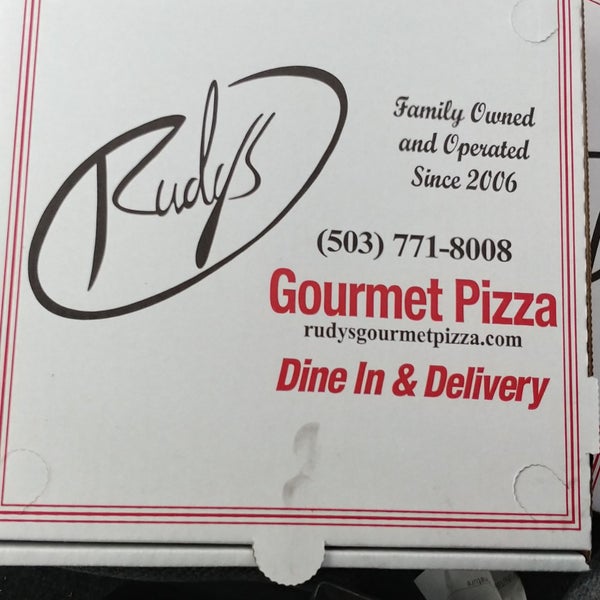 Photo taken at Rudy&#39;s Gourmet Pizza by Phil D. on 3/5/2018