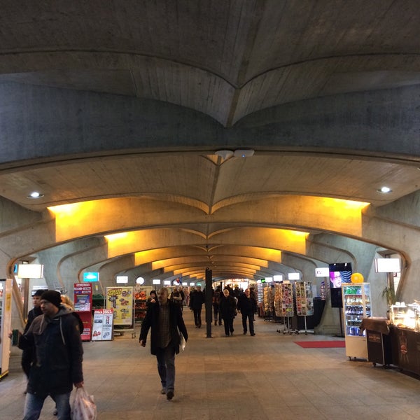 Photo taken at Bahnhof Zürich Stadelhofen by Michael A. on 2/24/2015