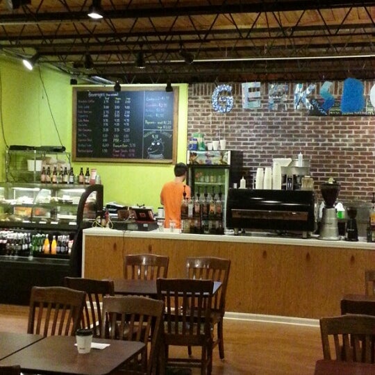 Photo taken at Geeksboro Coffeehouse Cinema by Nicole S. on 1/21/2013