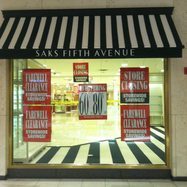 An entrance to Saks Fifth Avenue at the Galleria Tuesday, July 30