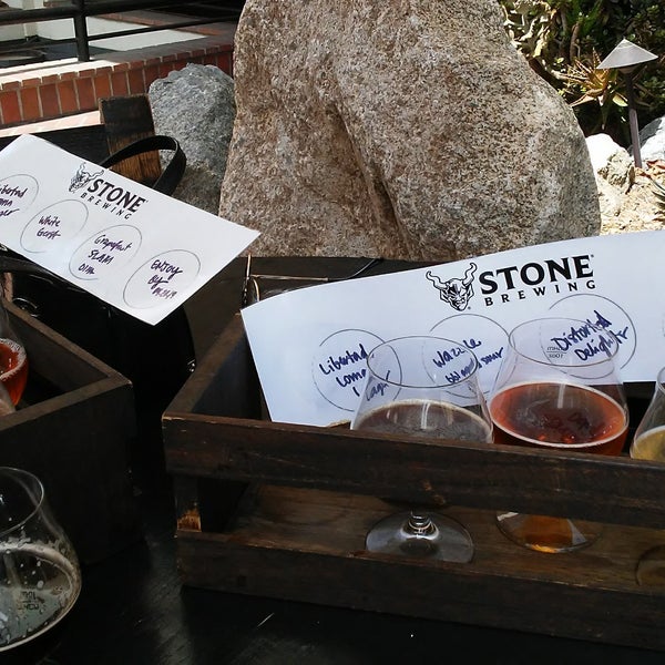 Photo taken at Stone Brewing Tap Room by Rick V. on 4/3/2019