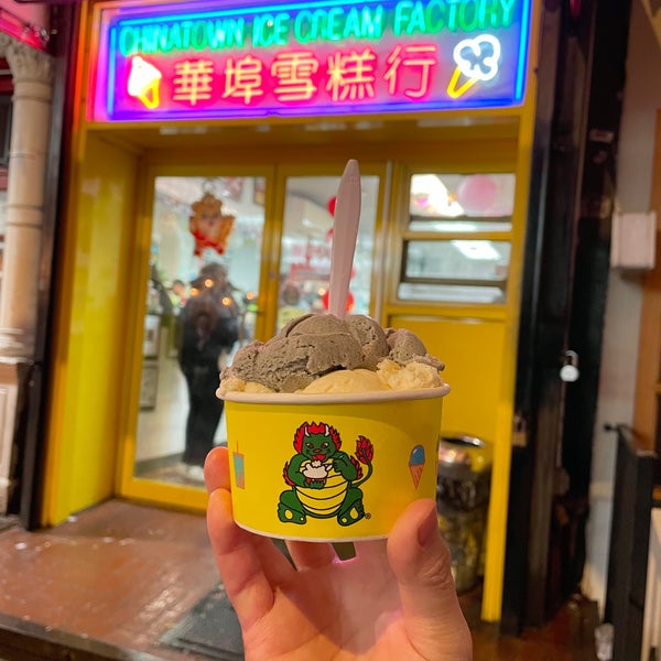 Photo taken at The Original Chinatown Ice Cream Factory by Qbertplaya on 2/3/2022
