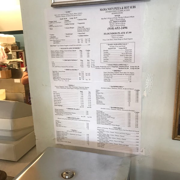 Mama Nois Pizza & Hot Sub Pizzeria in Ellerbe