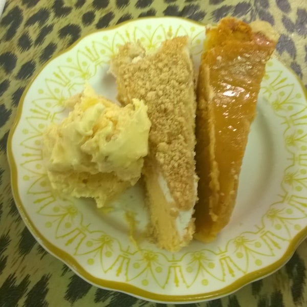 Sweet potato ice cream, sweet potato cheesecake, and sweet potato pie!!!