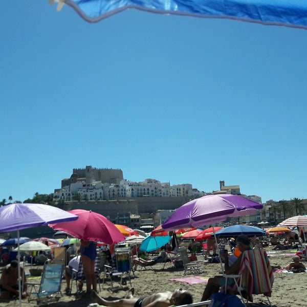 Photo taken at Playa Norte de Peñíscola by Roci V. on 8/25/2016