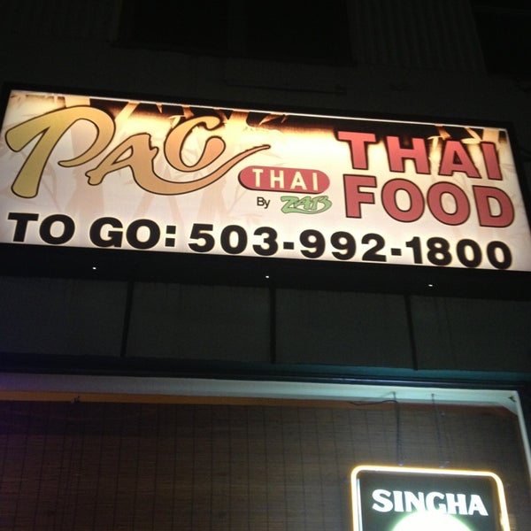 Photo taken at Pac Thai by Crystal B. on 12/31/2012