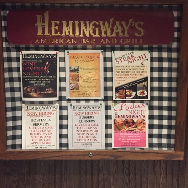 Photo taken at Hemingway&#39;s by Mike M. on 3/17/2019