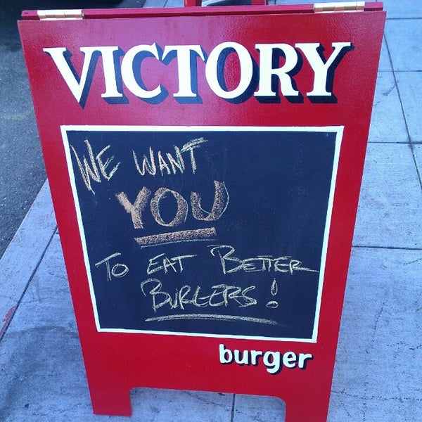 Photo taken at Victory Burger by Sally on 3/1/2013