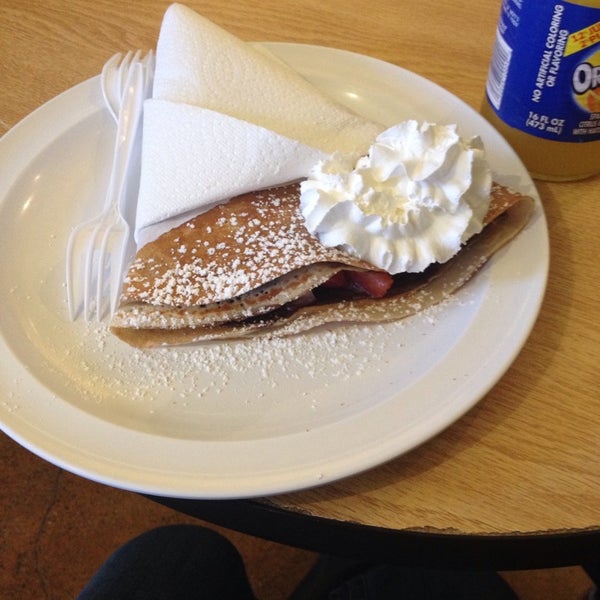 Photo taken at Crepes A-Go-Go by Michelle S. on 1/31/2014