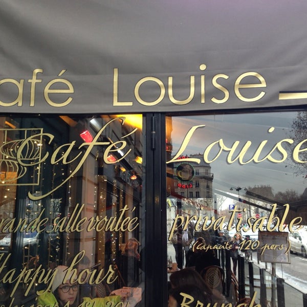 Café Louise SaintGermaindesPrés 155 boulevard SaintGermain