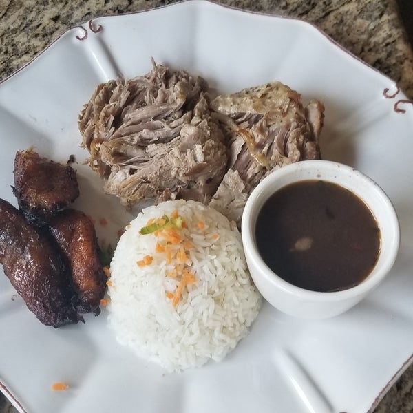 The pork with rice so yummy. Also the arroz con pollo out this world.