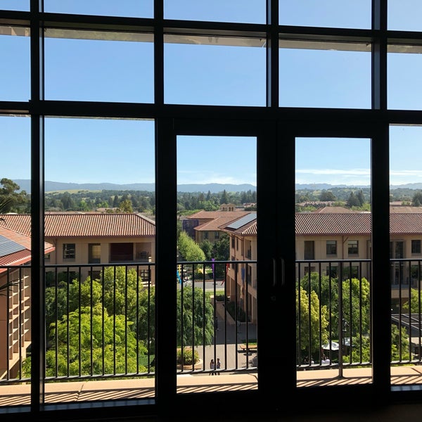 Photo taken at Bass Center &amp; GSB Library by Kristin A. on 5/4/2019