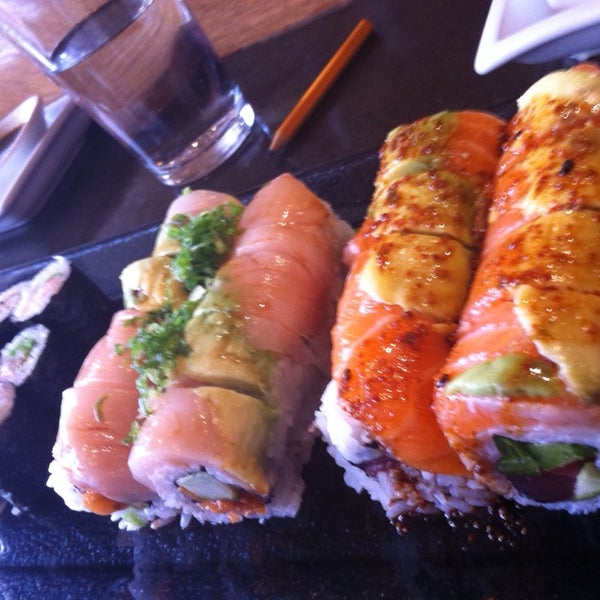Photo taken at Sushi Hai by Ashley E on 11/1/2014