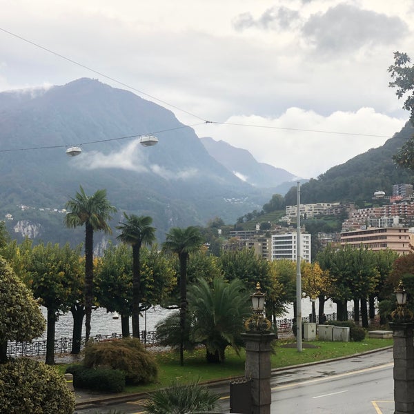 Photo taken at Hotel Splendide Royal Lugano by David O. on 10/24/2019